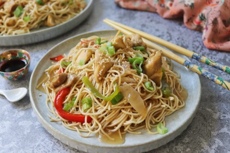 Noodles de pollo